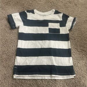 Little Bipsy Navy and White Striped Tee